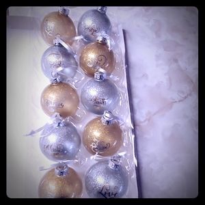 Glitter ornaments